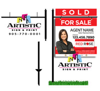 Realtor Metal Signposts For Sale Signs