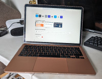 APPLE MACBOOK AIR 13IN (256GB SSD, M1, 8GB) LAPTOP GOLD MGND3LL/