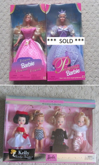 Princess Barbie or Kelly Nostalgic Favorites Giftset - BNIB