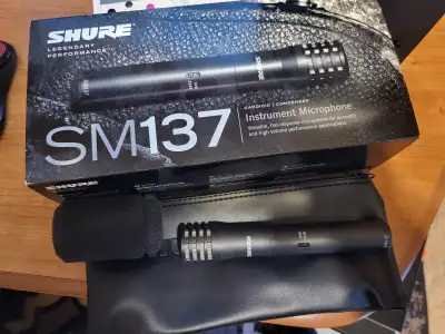 Shure SM137 Condenser Microphone, View more
