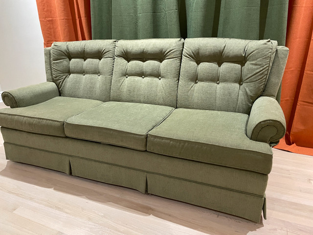 Olive Green Sofa and Chair in Couches & Futons in Ottawa - Image 2