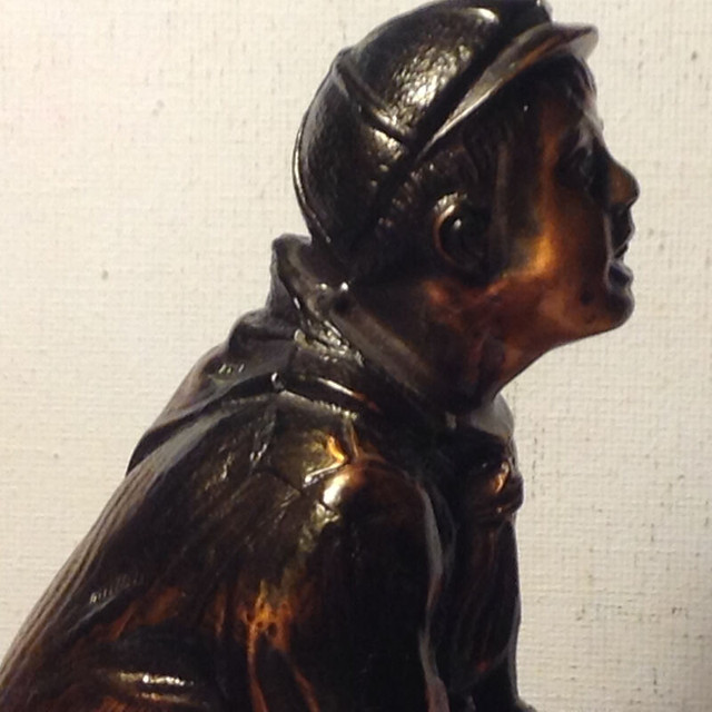 VTG TROPHY BOY SCOUT FIGURE in Arts & Collectibles in Vancouver - Image 3