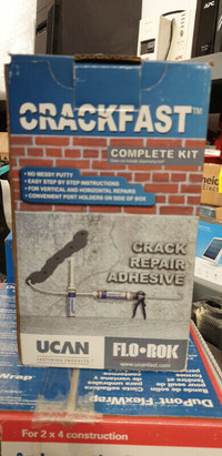 CRACKFAST - Concrete Adhesive Crack Repair Kit