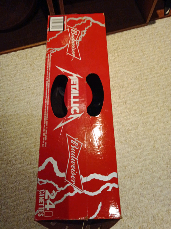 Budweiser metallica beer can case. in Arts & Collectibles in Ottawa - Image 3