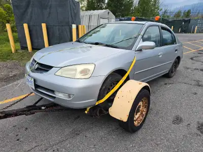 Car dollie straps not included as is no trailer brakes