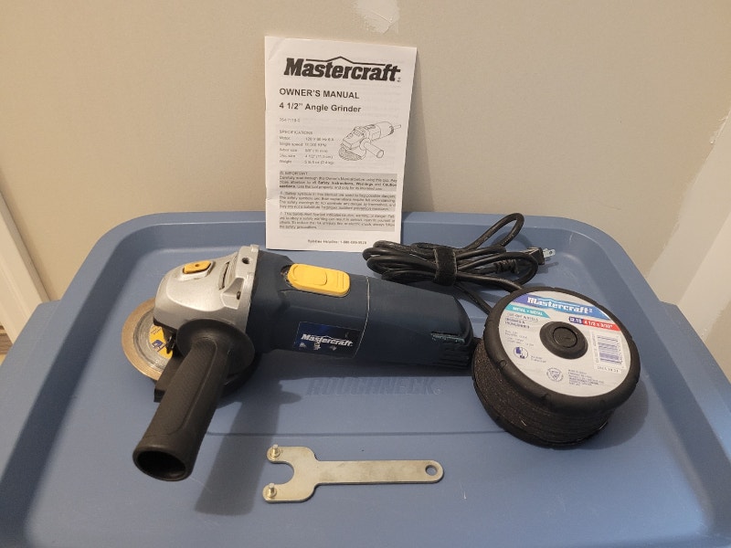 Mastercraft 4.5" Angle Grinder Power Tools London Kijiji