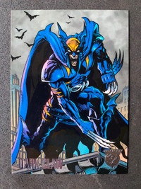 Marvel vs. DC: Dark Claw Promo Card (1996 Fleer/Skybox)