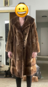 100% Sqirrel fur coat
