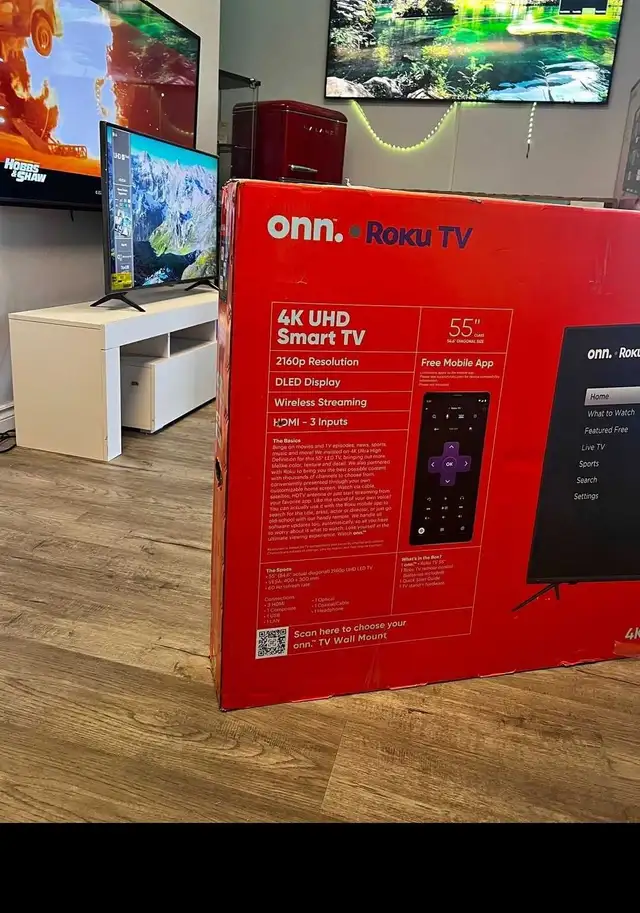 LED OLED QLED UHD 4k smart television  brand new in TVs in City of Montréal - Image 4