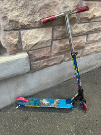 Kids foldable height adjustable scooter - good used condition