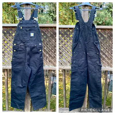 New 30x30 Carhartt Duck Bib Overalls, View more
