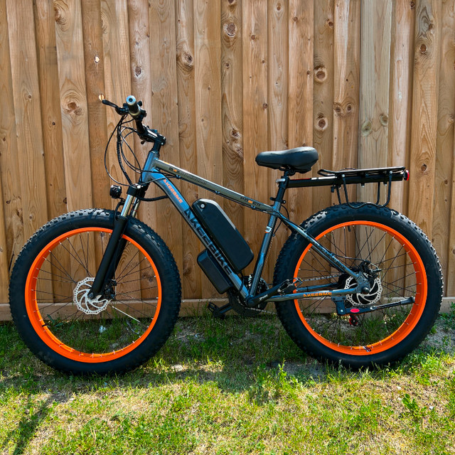NEW 26” ALUMINUM ALLOY 48V 500W 13Ah Fat Tire Electric Bike in eBike in Kitchener / Waterloo - Image 2