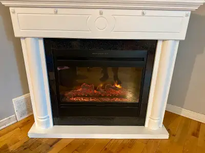 Electric Fireplace Mantel , View more