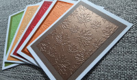 AUTUMN SERIES Embossed Greeting Cards