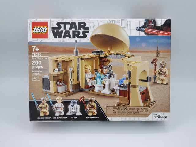 Star Wars Obi-Wan's Hut Lego #75270 200pcs *retired* brand new dans Jouets et jeux  à Ouest de l’Île