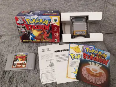 Pokemon Stadium N64 Complete Box Great Condition Transfer Pak, View more