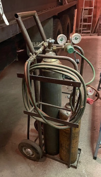 Oxy Acetylene Torches and Tank Cart