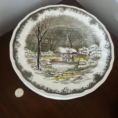 Set of 7 Kensington Shakespeare's Sonnets Dinner Plates, View more