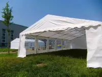Outsunny 20FT x 40FT Party Tent with Sidewall in White
