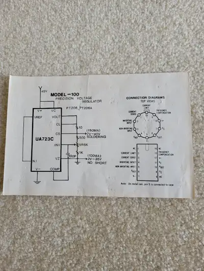 Precision Voltage Regulator Model-100 from 2V-40V Use IC UA723C, View more