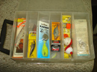 DOUBLE SIDED TACKLE BOX.