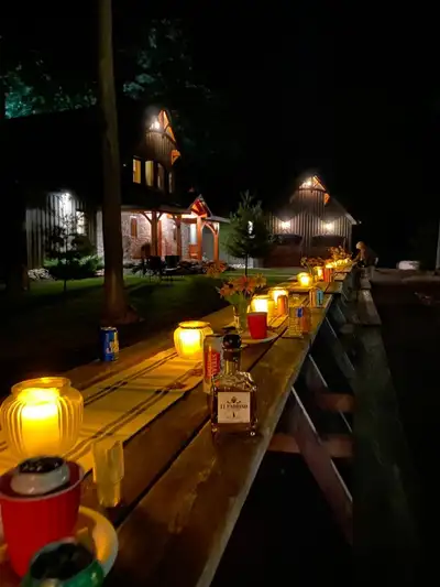 NEED SEATING?    Picnic Tables for events, weddings, festivals., View more