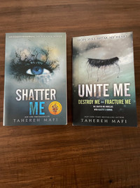 Shatter Me books by Tahereh Mafi
