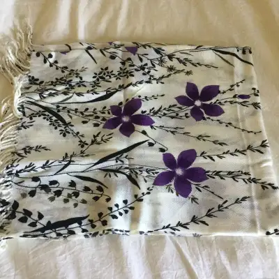 silk/wool scarf, View more