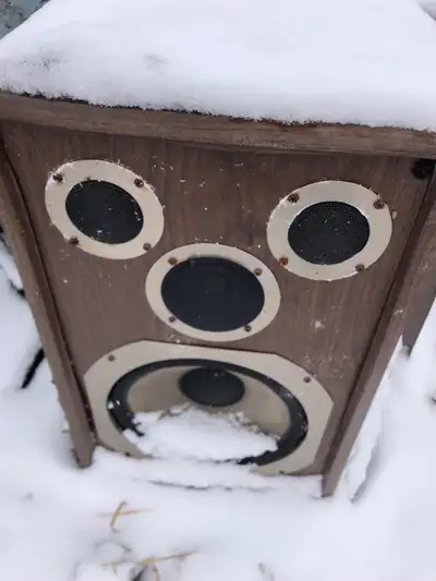 Old speakers. $15, View more