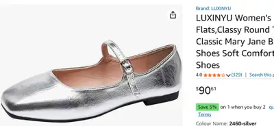 Women's Shoes - 8 Classic Mary Jane Ballet Shoes, View more