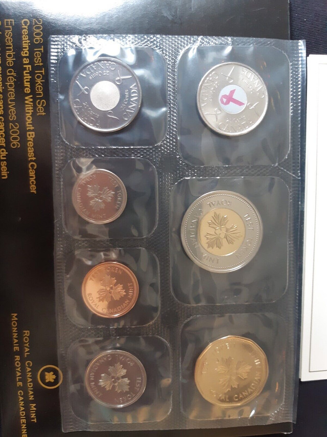 2006 Test Token Set (7 coins) in Arts & Collectibles in Oshawa / Durham Region - Image 2