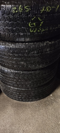 P265-70-16 GOODYEAR WRANGLER  SUMMER SET  NOT-LTs