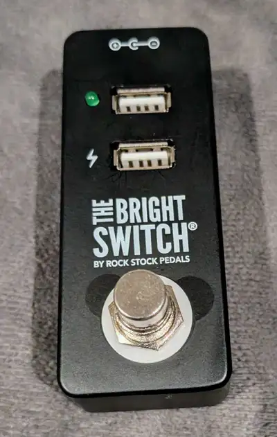 Rock Stock Pedals The Bright Switch USB Pedalboard Light, View more