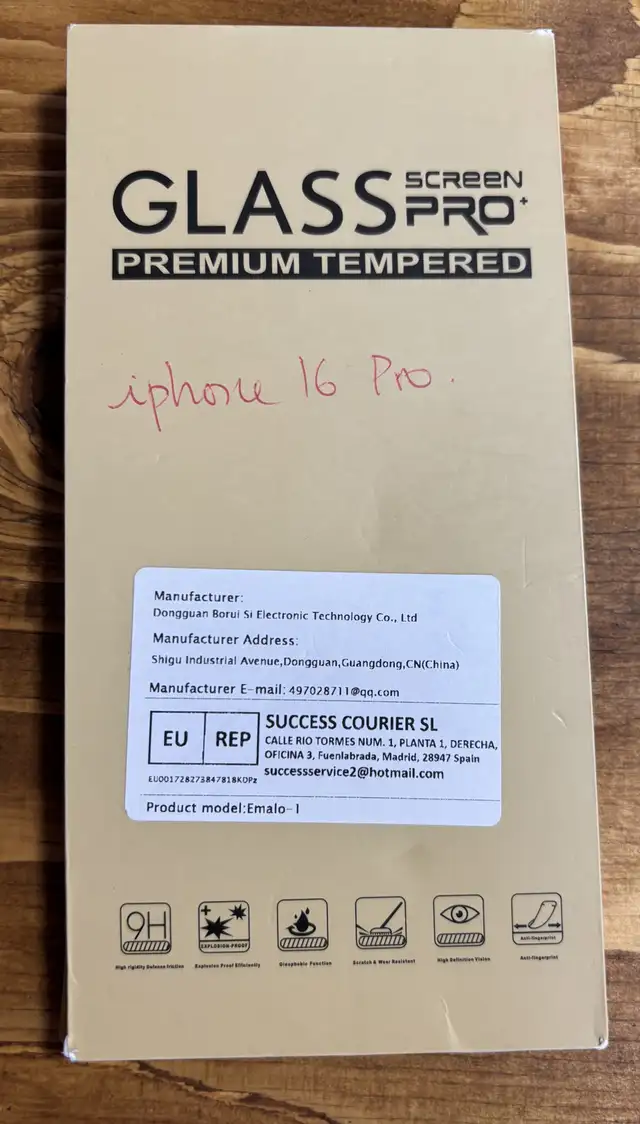 iPhone 16 Pro Screen Protector 460680344865361920