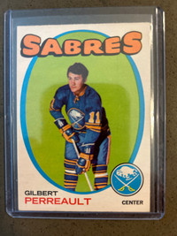 1971-72 Gilbert Gil Perreault Second Year Hockey Card 