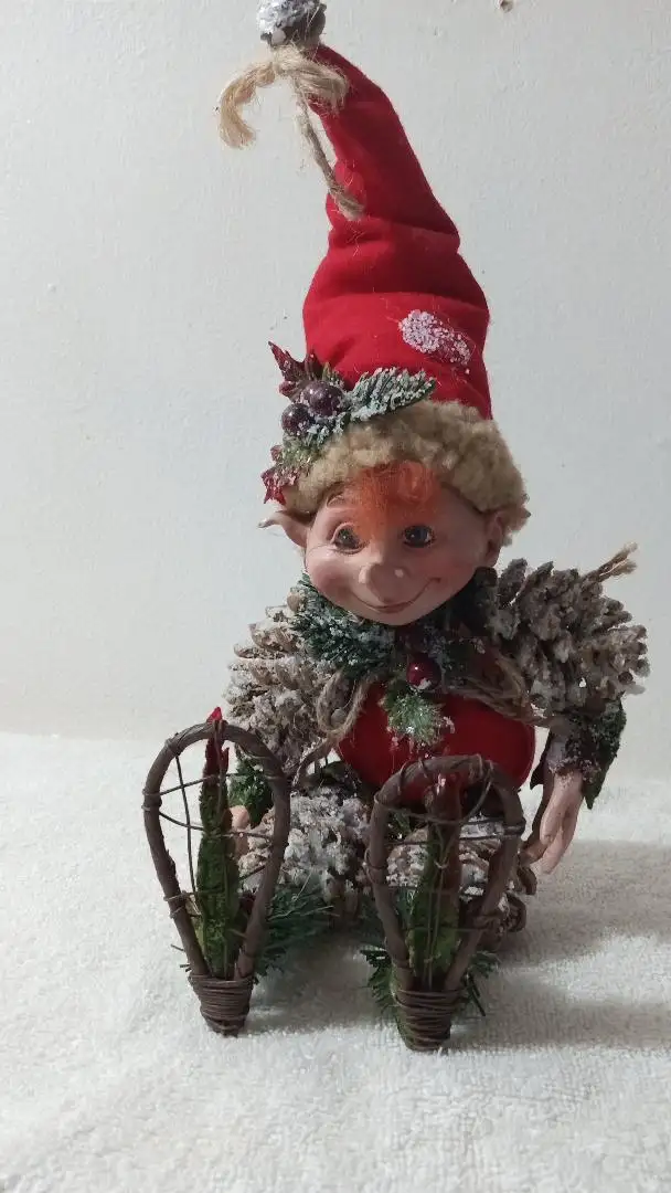Mint Condition 10-Inch Tall Bendable Eggcorn Elf For Sale