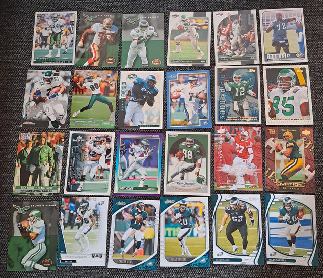 Philadelphia Eagles football cards  in Arts & Collectibles in Oshawa / Durham Region - Image 2