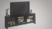 MADESATV Stand with 6 Shelves and Cable Mgt for TVs up to 70 in