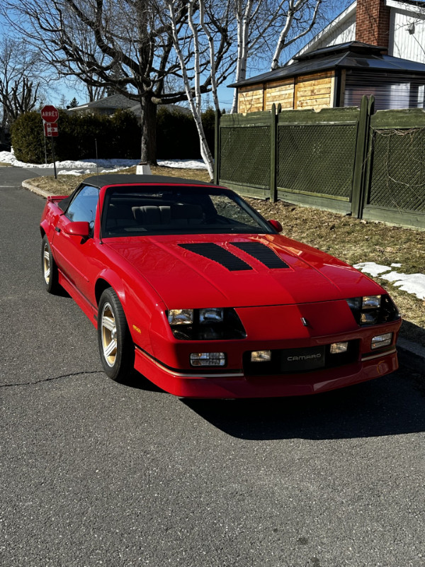 Camaro Iroc-z 1989 dans Voitures d'époque  à Saint-Hyacinthe