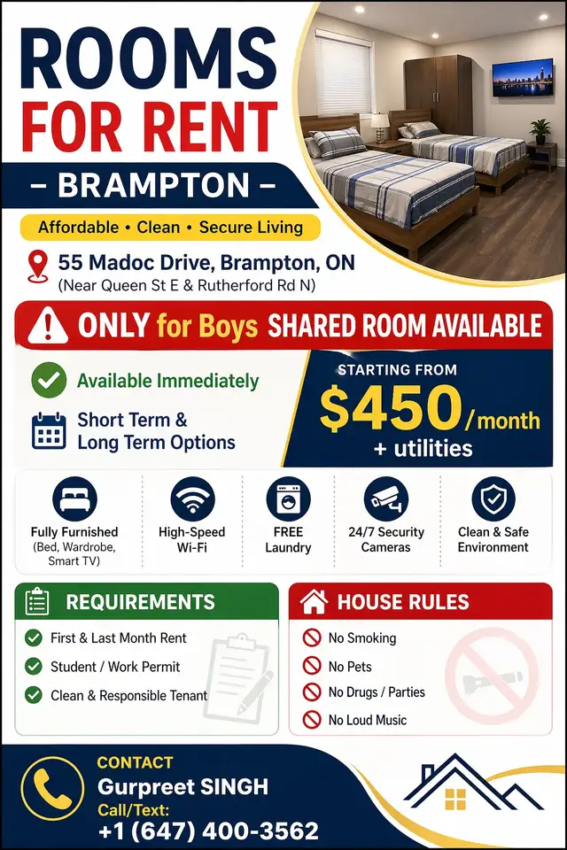 Room For Rent