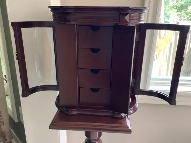 Josephine Jewelry Box in Antique Mahogany Finish by Bombay Co63735879265665121