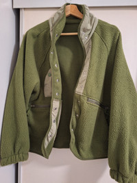 Green fleece jacket size S/M