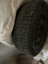 Winter Tires 215/65R16 with Steel Rims 