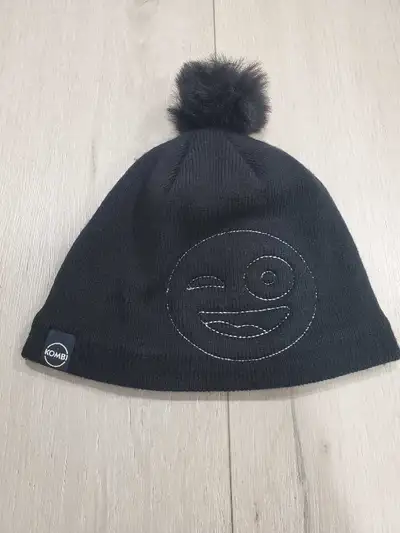 KOMBI Winking Emoji Pom-Pom Toque Toddler Size, View more