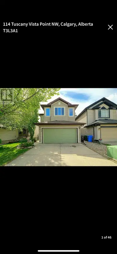 Home for sale in Tuscany (114 Tuscany vista point) Built in 2004 Mountain view No back neighbours, c...