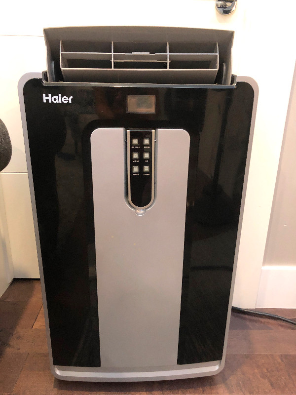 Portable Air Condition with custom panel for sliding patio door