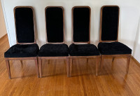 Vintage Oak High Back Chairs(6)
