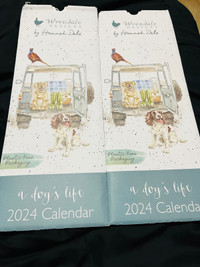 Brand new and unused calendars,stickers,pencils, stationery,etc.