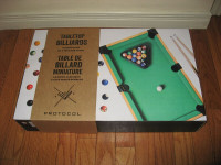 Tabletop  Miniature Billiard & Air Hockey Games