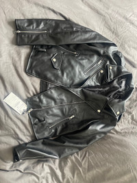 Zara leather jacket - Brand new with tags